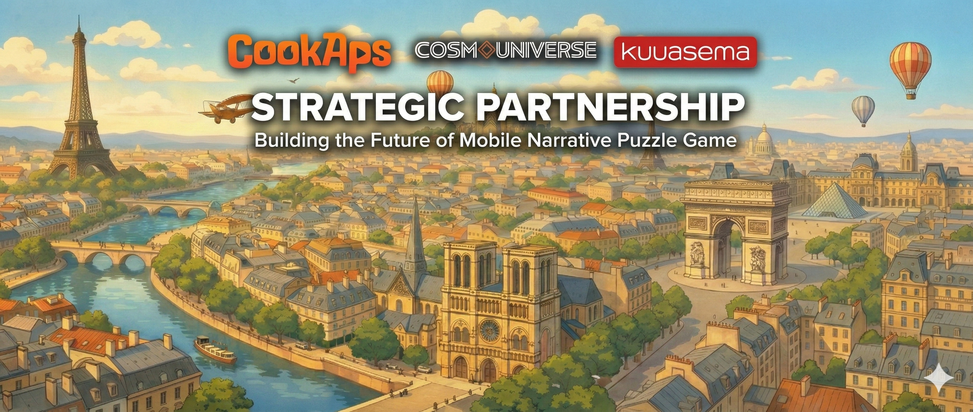 CookApps, CosmoUniverse, and Kuuasema Join Forces